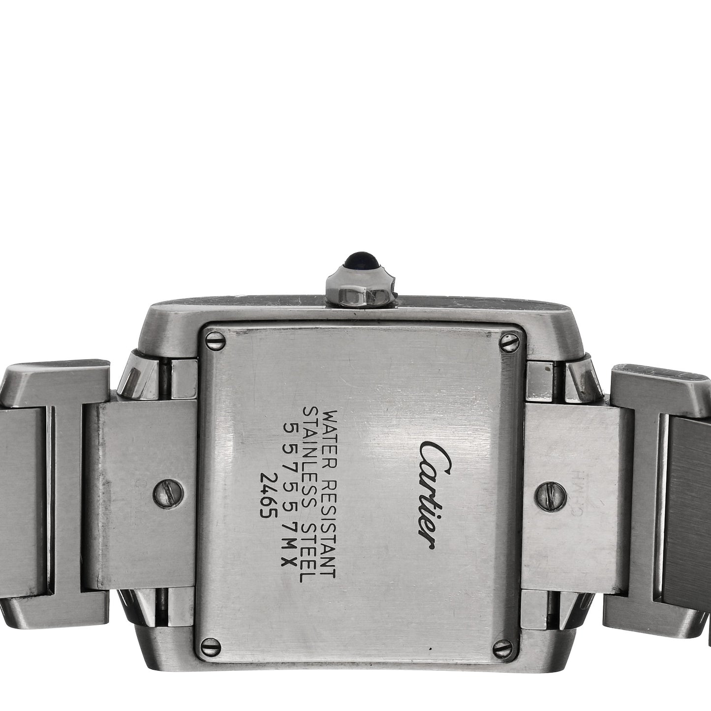 Stainless Steel 25mm Tank Francaise Quartz Watch