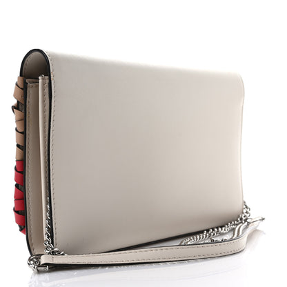 Fendi Vitello Liberty F is Fendi Whipstitch Bow Wallet On Chain Camelia Multicolor 3 of 8
