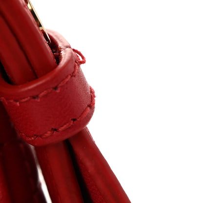 Christian Dior Lambskin Cannage Small Lucky Badges My Lady Dior Red 15 of 16