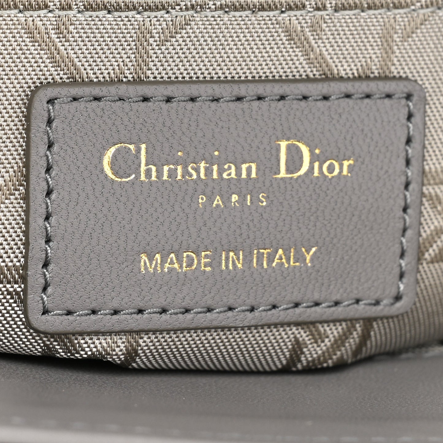 Lambskin Cannage Small My ABCDior Lady Dior Grey