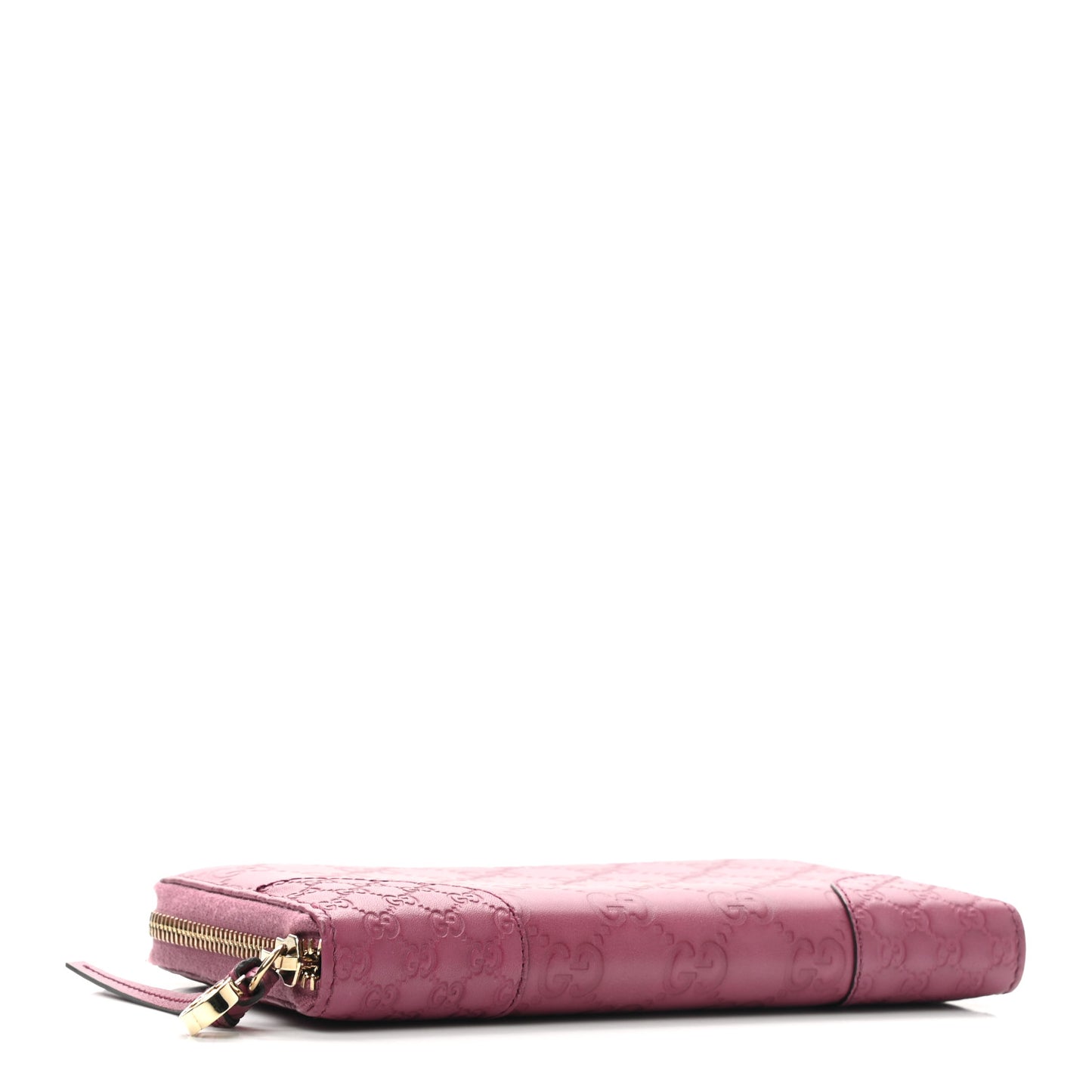 Guccissima Bree Zip Around Wallet Purple
