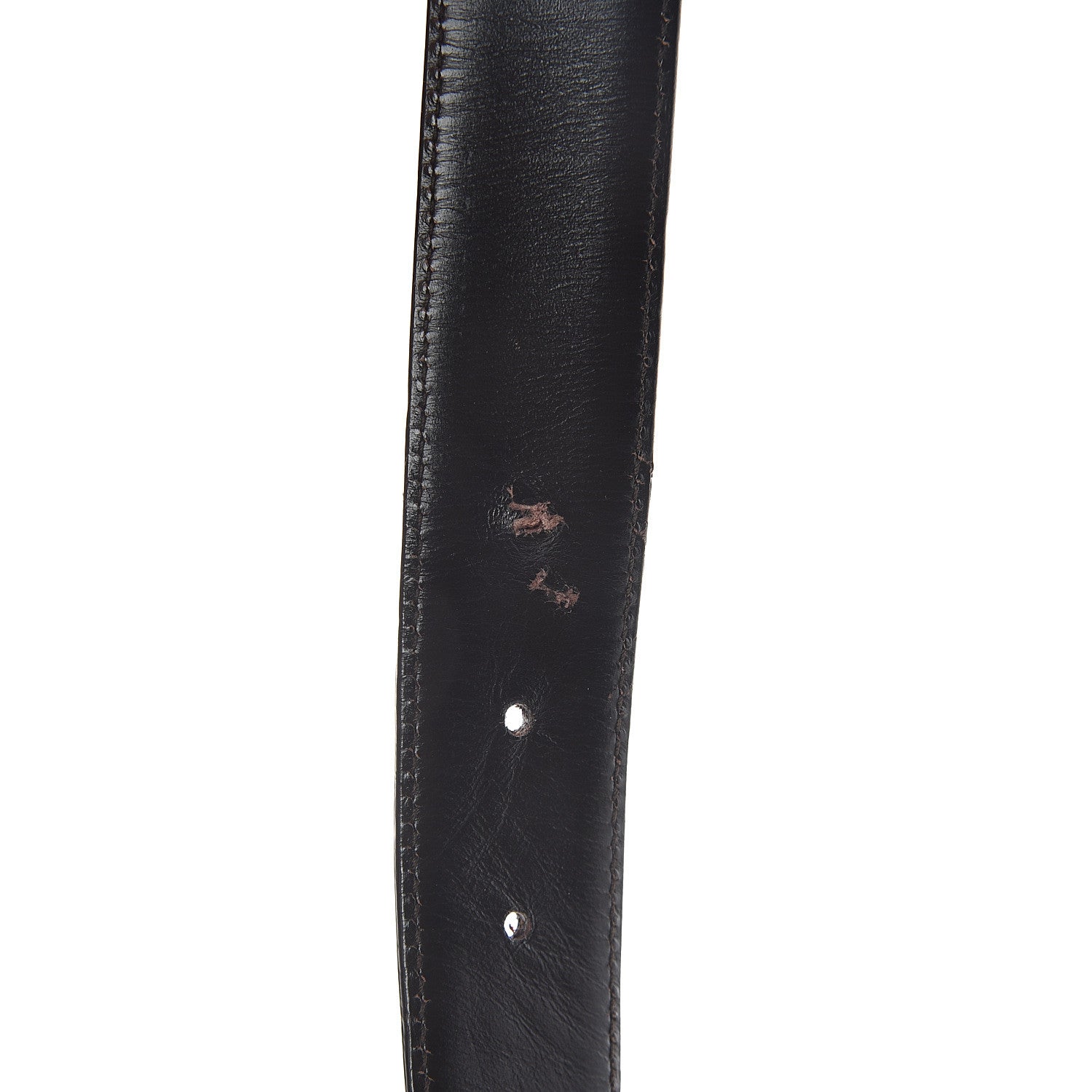 Gucci GG Plus Monogram Interlocking G Belt 80 32 Dark Brown 7 of 7