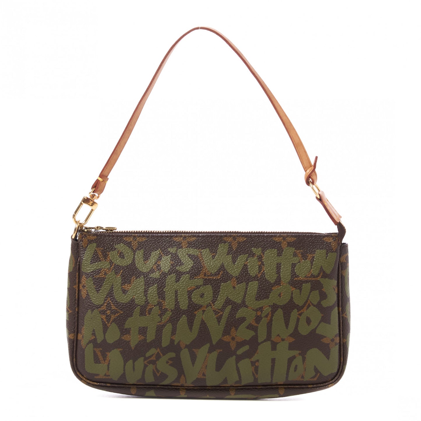 Monogram Graffiti Pochette Accessories Kaki
