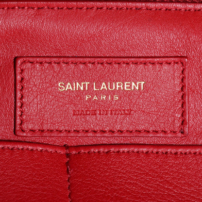 Saint Laurent Calfskin Medium Classic Y Cabas Red 5 of 8