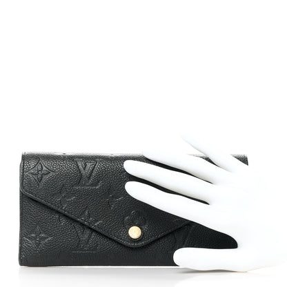 Louis Vuitton Empreinte Josephine Wallet Black 2 of 15