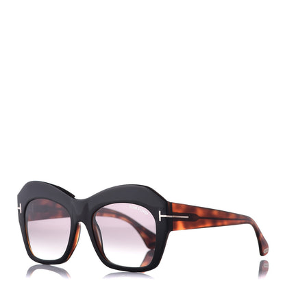 Tom Ford Emmanuelle Sunglasses TF534 Black Havana 1 of 7