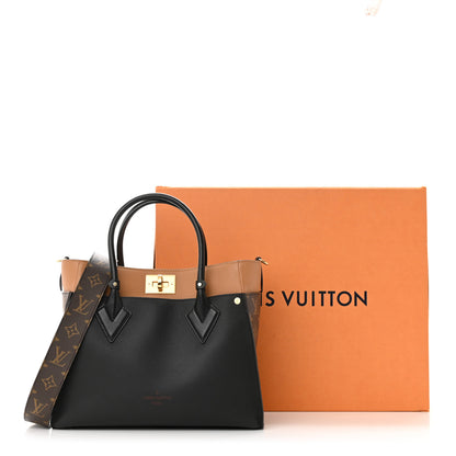 Louis Vuitton Calfskin Monogram On My Side Black 2 of 9