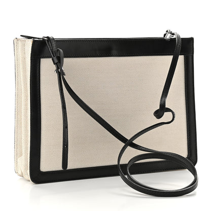 Balenciaga Cotton Canvas Pochette Crossbody Bag Black 2 of 13