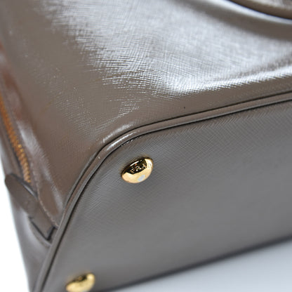 Prada Saffiano Vernice Medium Promenade Tote Argilla 11 of 16
