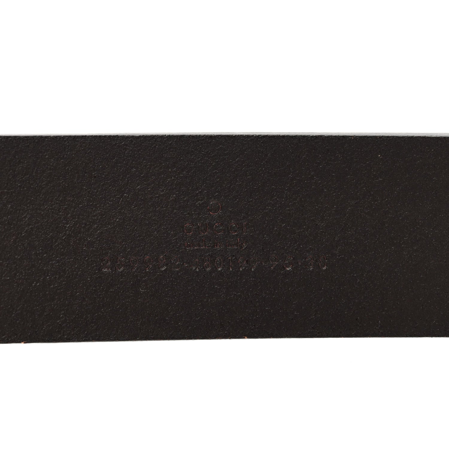 Gucci Smooth Calfskin Double G 40mm Belt 95 38 Dark Brown 3 of 5