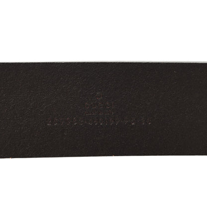 Gucci Smooth Calfskin Double G 40mm Belt 95 38 Dark Brown 3 of 5