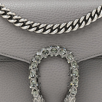 Gucci Pebbled Calfskin Small Dionysus Shoulder Bag Dusty Grey 8 of 10