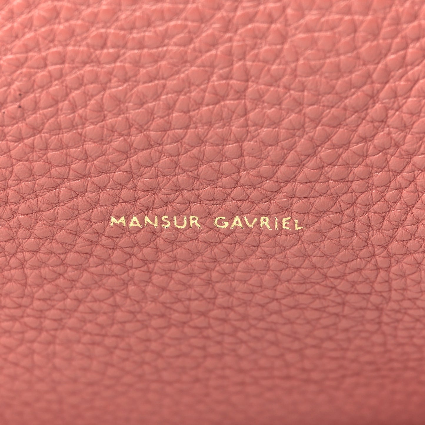 Tumbled Calfskin Small Shopping Tote Blush