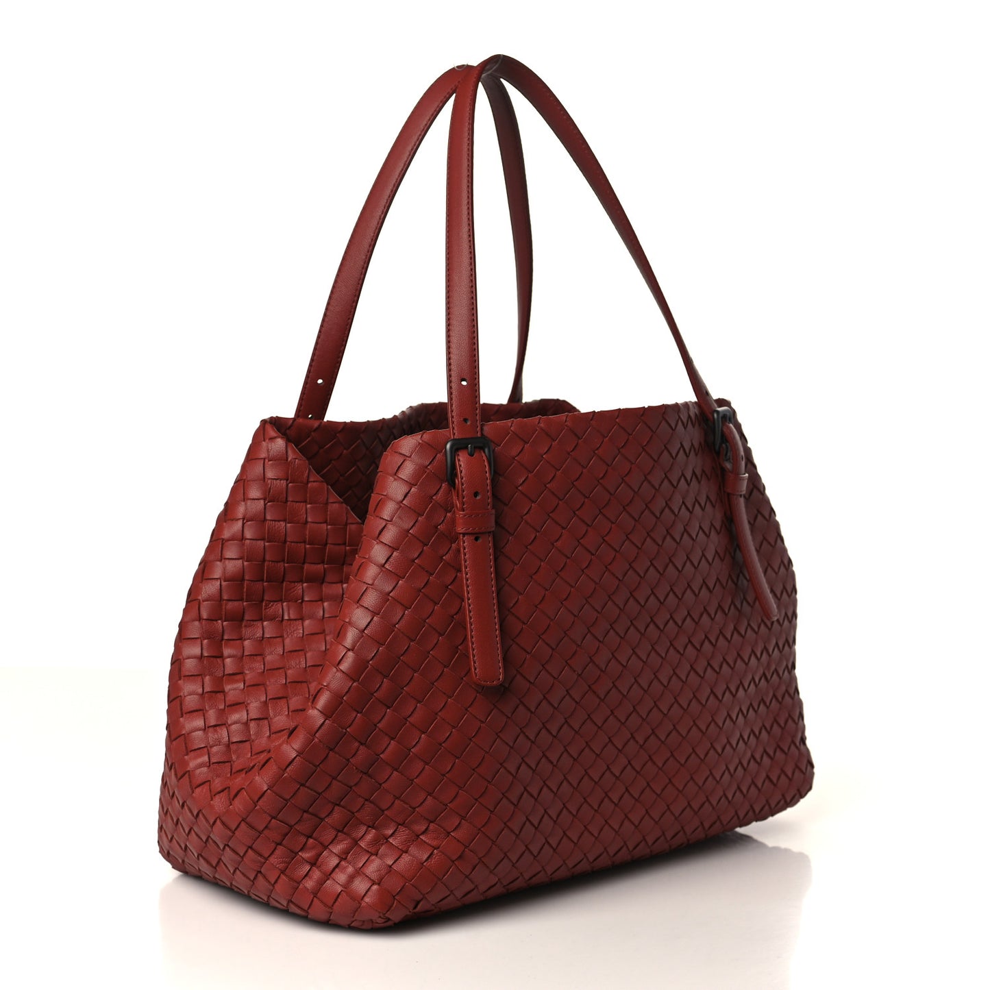Nappa Intrecciato Large Cesta Tote Brique