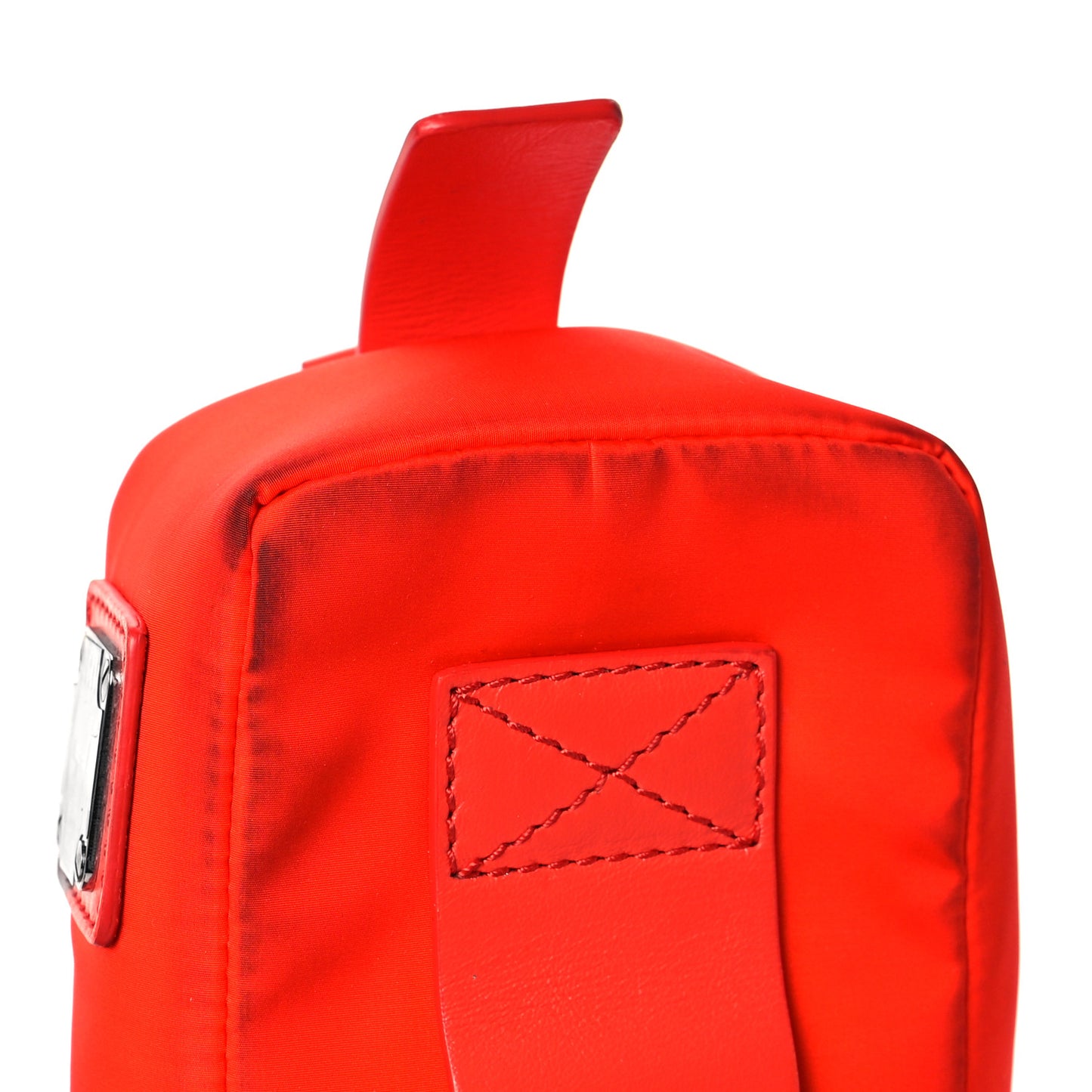 Nylon Mini Crossbody Pouch Orange