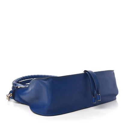 Chloe Smooth Calfskin Medium Marcie Metal Bar Trim Satchel Sea Water 4 of 10