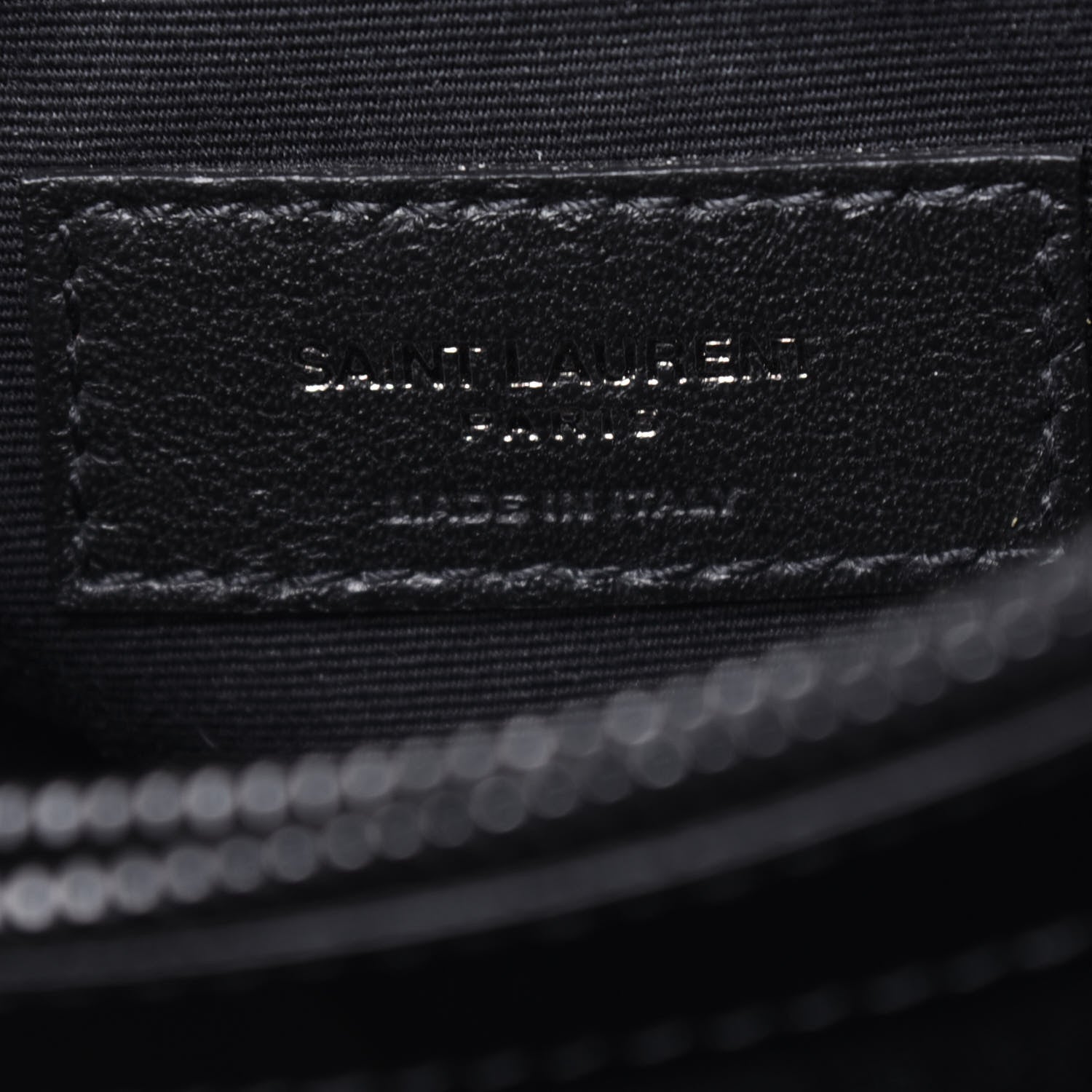 Saint Laurent Calfskin Y Quilted Monogram Medium Loulou Chain Satchel Black 7 of 14