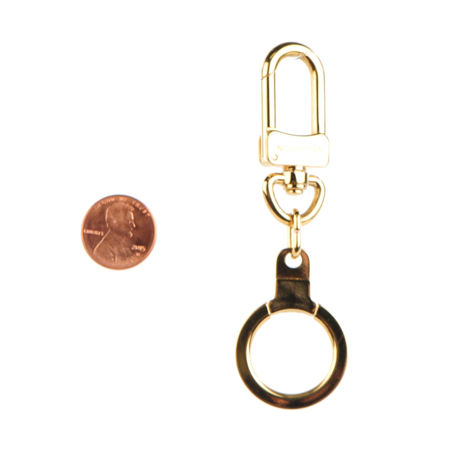 Louis Vuitton Pochette Extender Key Ring Gold 2 of 4
