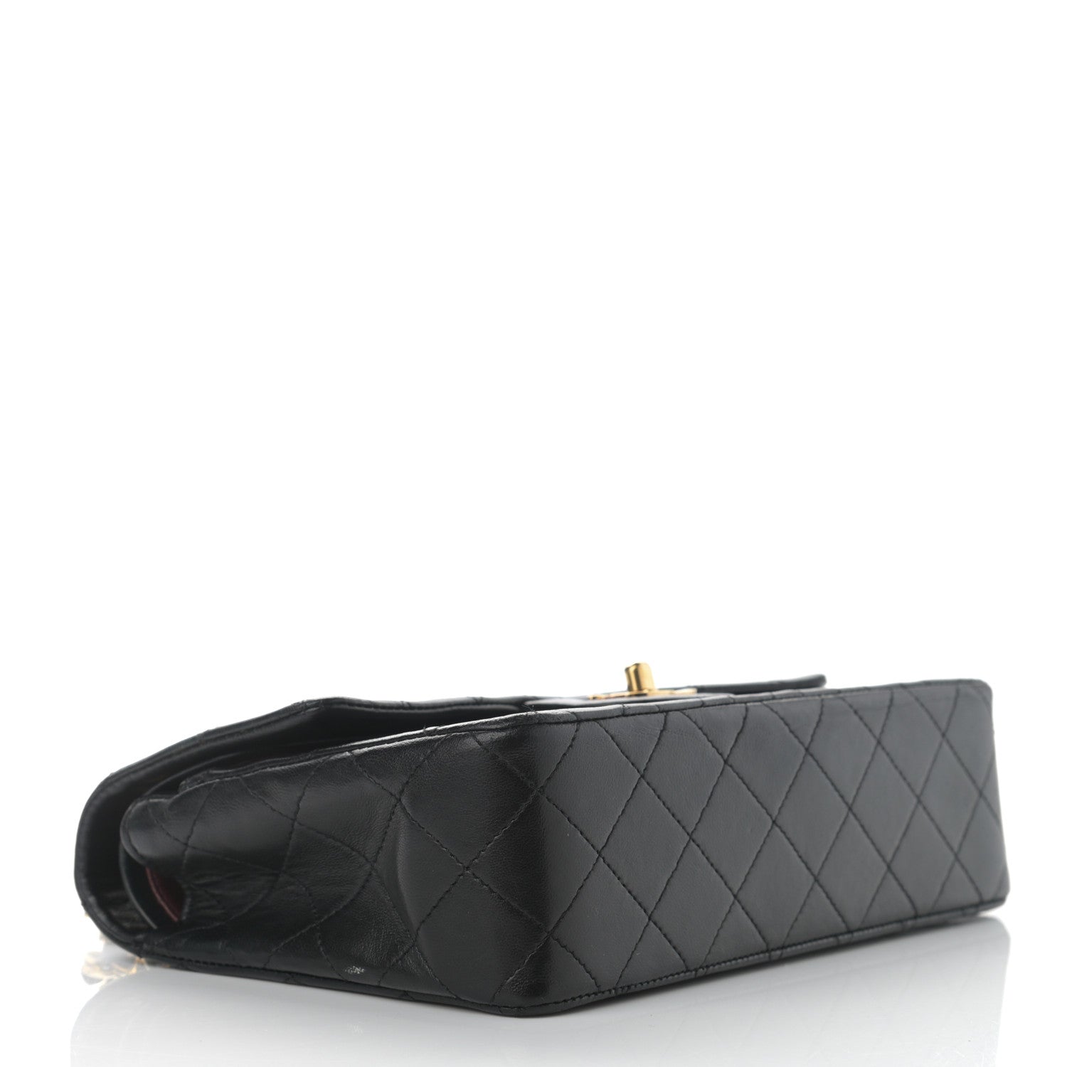 Chanel Lambskin Quilted Small Double Flap Black 4 of 17