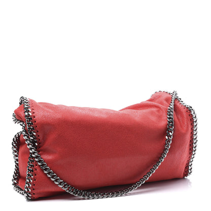 Stella McCartney Shaggy Deer Falabella Fold Over Tote Red 2 of 9
