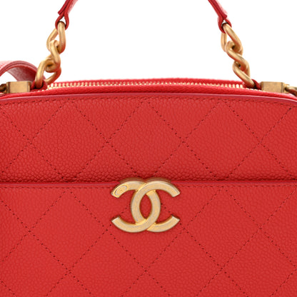 Chanel Caviar Quilted Small Camera Bag Red 9 of 13