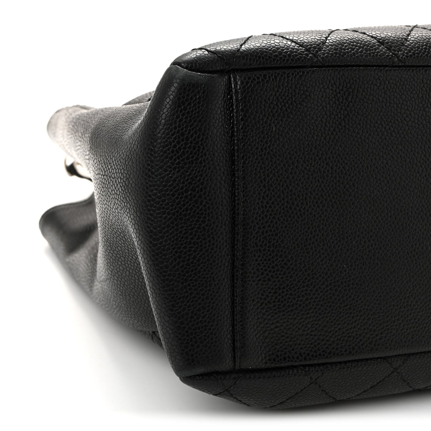 Caviar Quilted Grand Shopping Tote GST Black