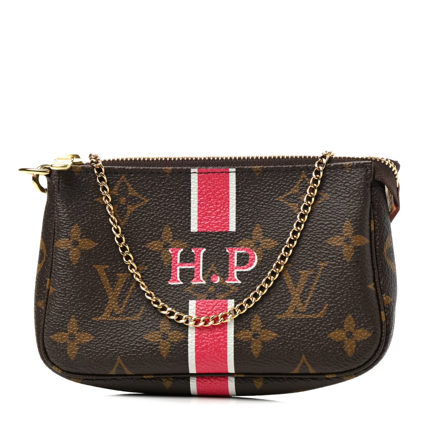 Monogram My LV Heritage Mini Pochette Accessories White Rouge