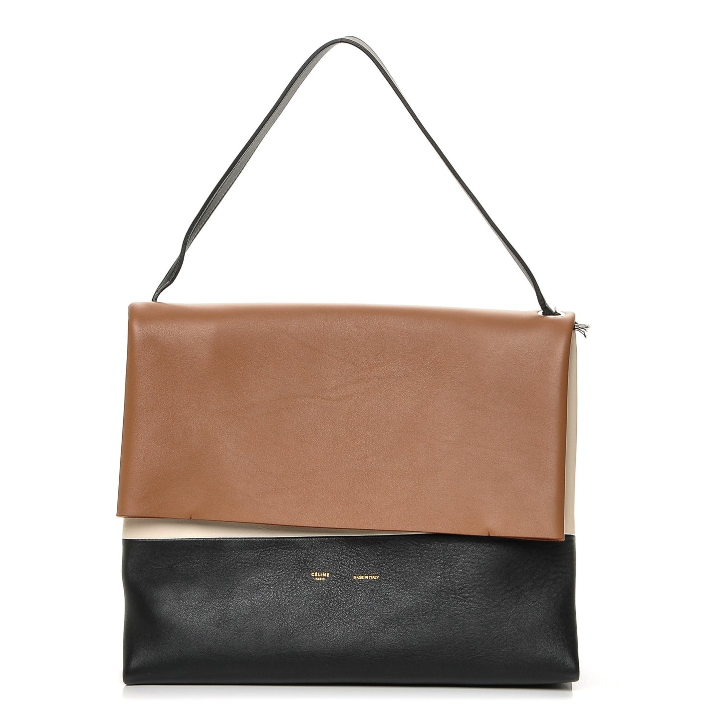 Calfskin All Soft Shoulder Bag Tan