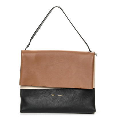 Celine Calfskin All Soft Shoulder Bag Tan 1 of 7