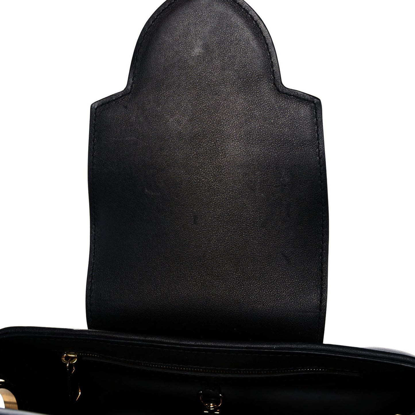 Lambskin Damier Quilt Capucines BB Matte Black