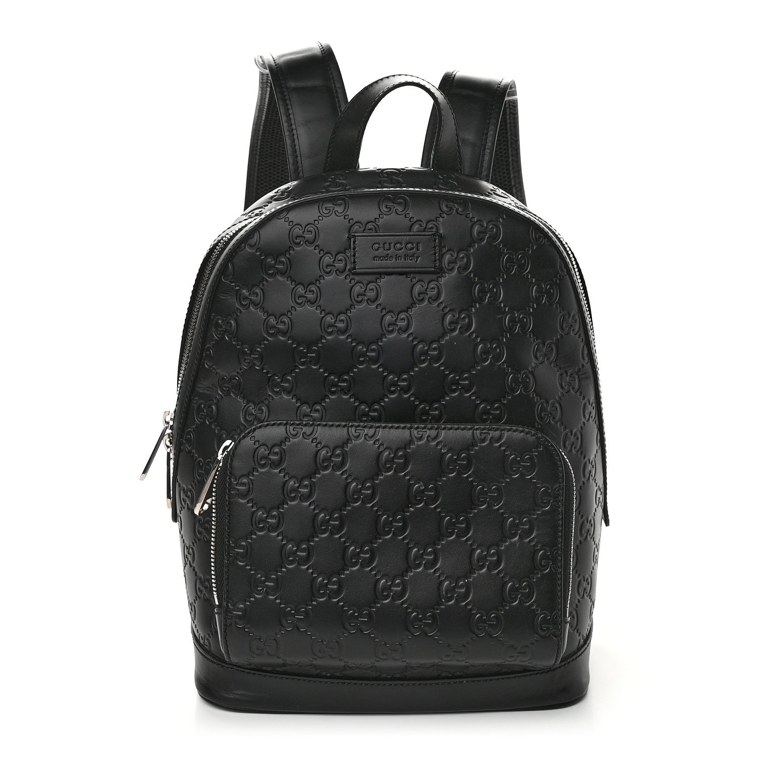 Gucci Guccissima Signature Small Day Backpack Black 1 of 9