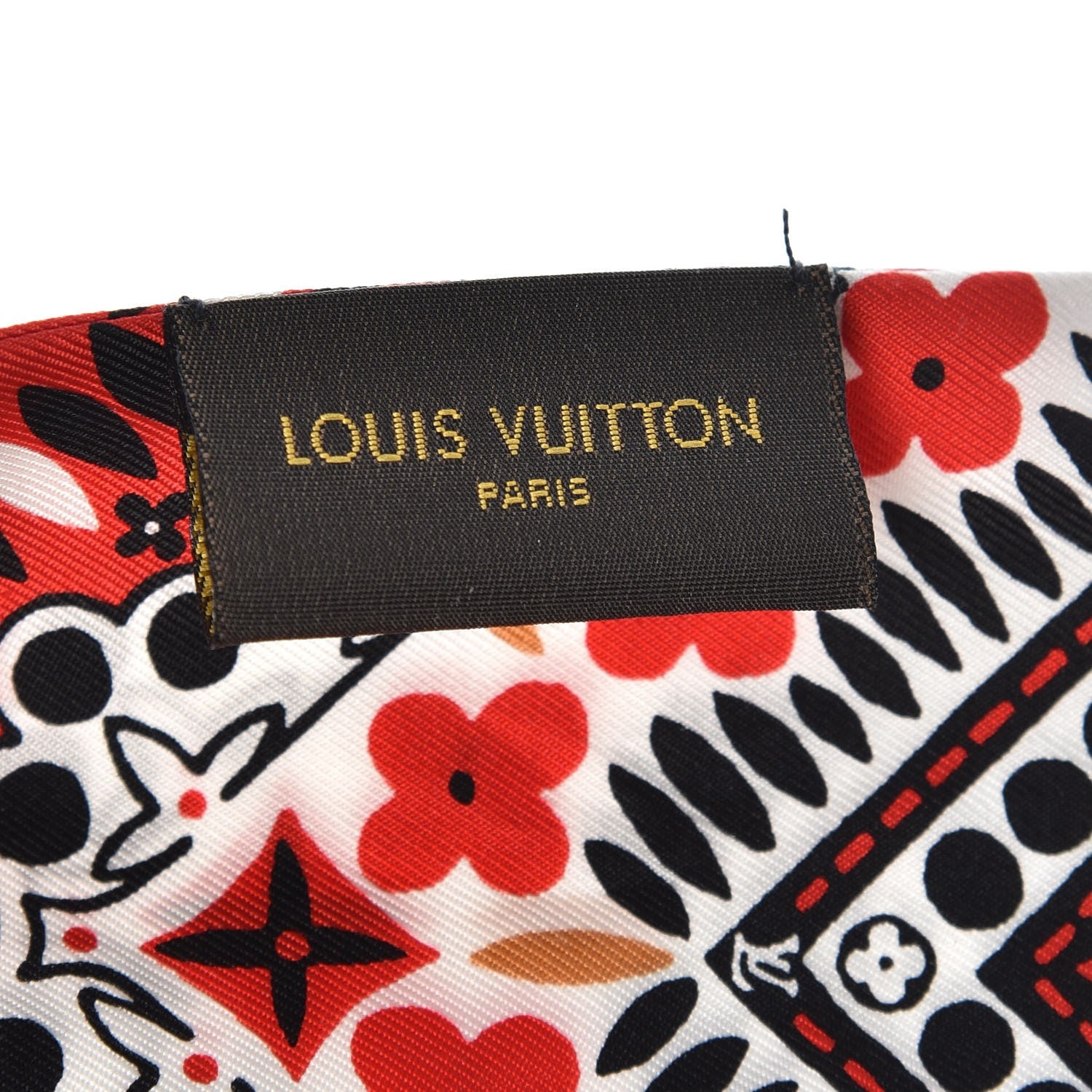 Louis Vuitton Silk Amstramgram Bandeau Coquelicot 4 of 5