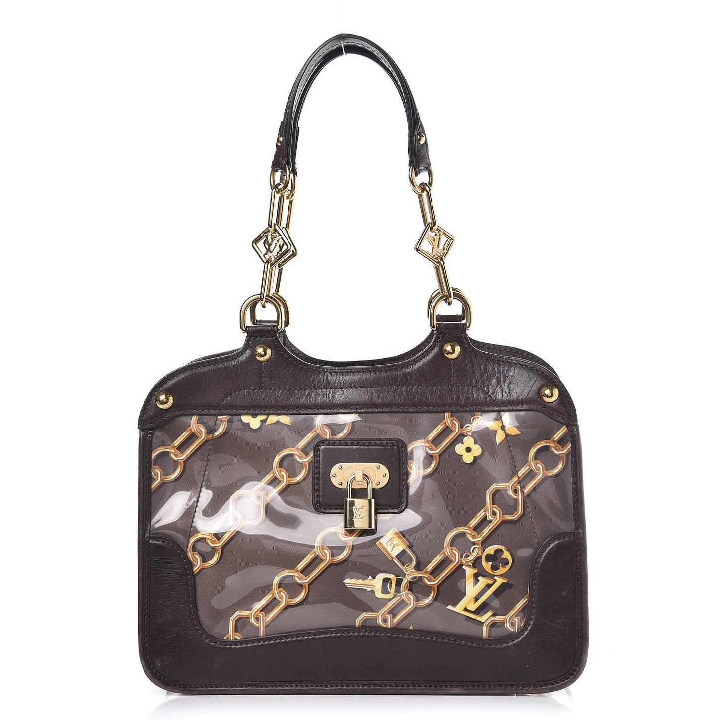 Monogram Charms Cabas Brown