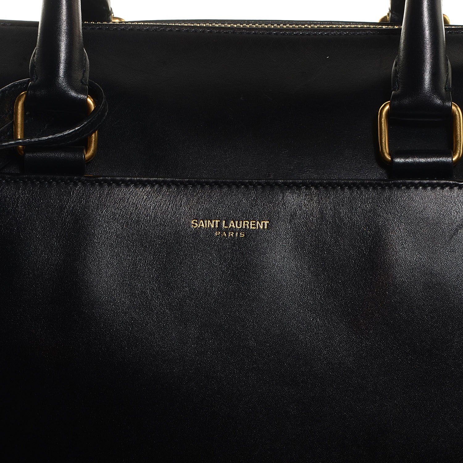 Saint Laurent Calfskin Classic Duffle 12 Black 11 of 11