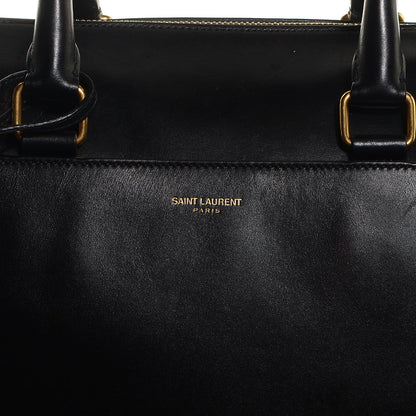 Saint Laurent Calfskin Classic Duffle 12 Black 11 of 11