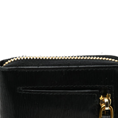 Prada Vitello Move Half Zip Wallet Black 8 of 11