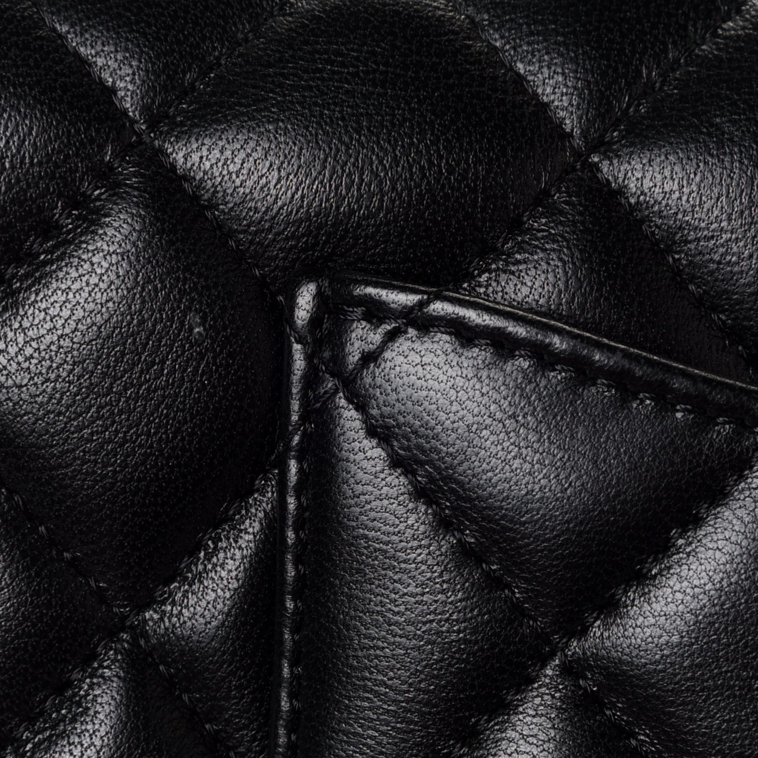 Chanel Lambskin Quilted Mini Rectangular Flap Black 12 of 12