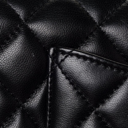 Chanel Lambskin Quilted Mini Rectangular Flap Black 12 of 12