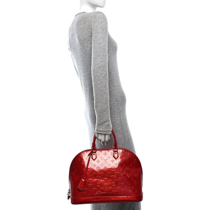 Louis Vuitton Vernis Alma GM Pomme D'Amour 2 of 13