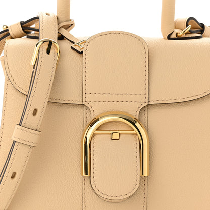 Delvaux Grained Calfskin Mini Brillant Satchel Dune 6 of 9