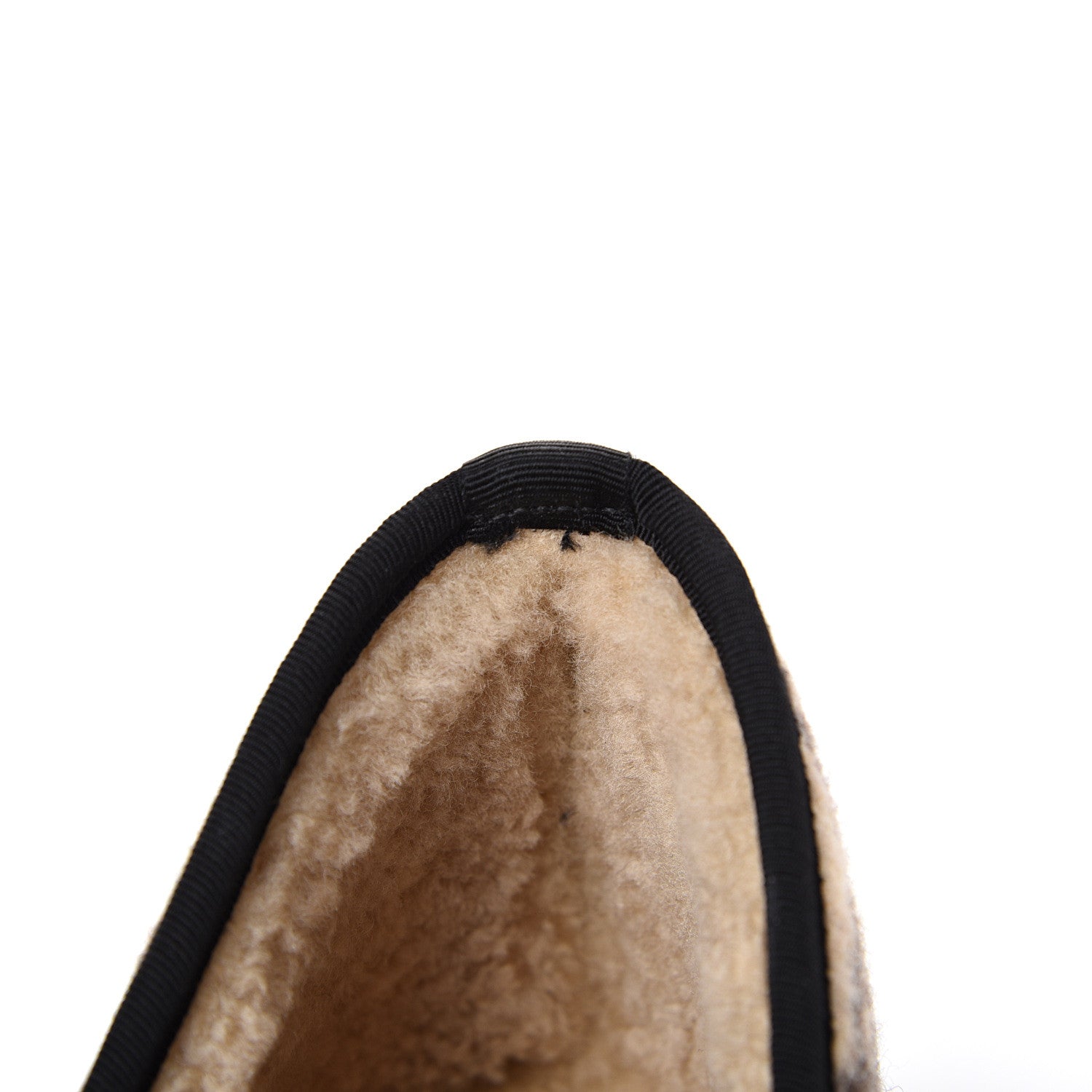 Gucci Covered Wool GG Monogram Mens Fria Horsebit Loafers 5 Beige Ebony Black Butterscotch 8 of 10