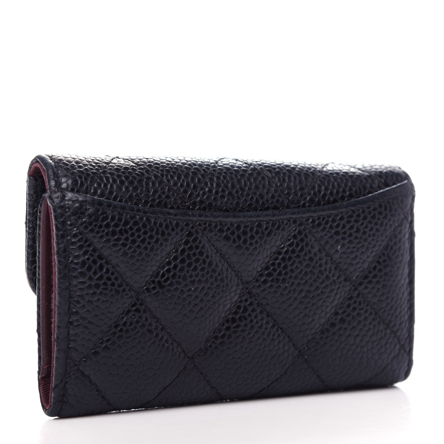 Chanel Caviar Quilted 6 Key Holder Black 3 of 9