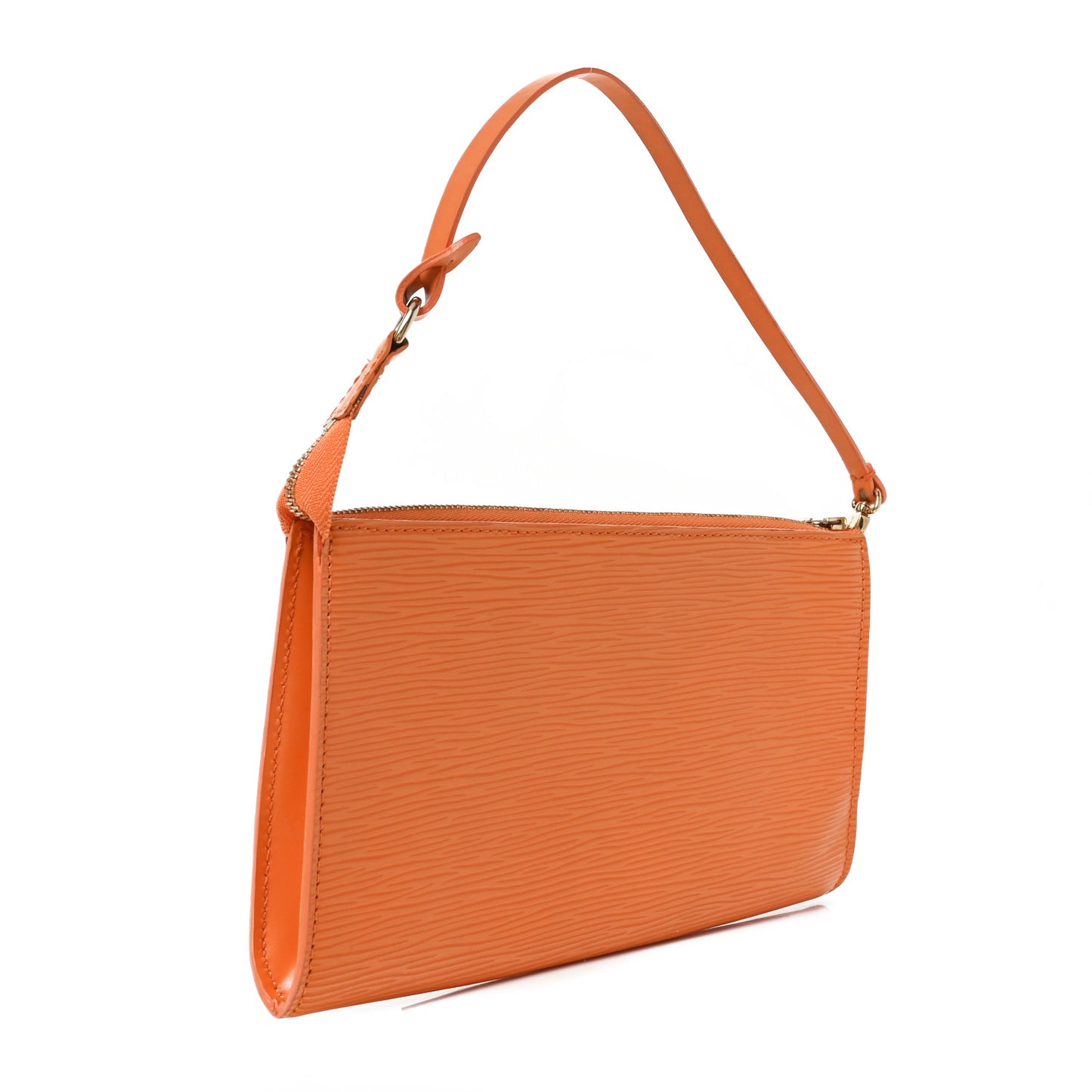Epi Pochette Accessories 24 Mandarin