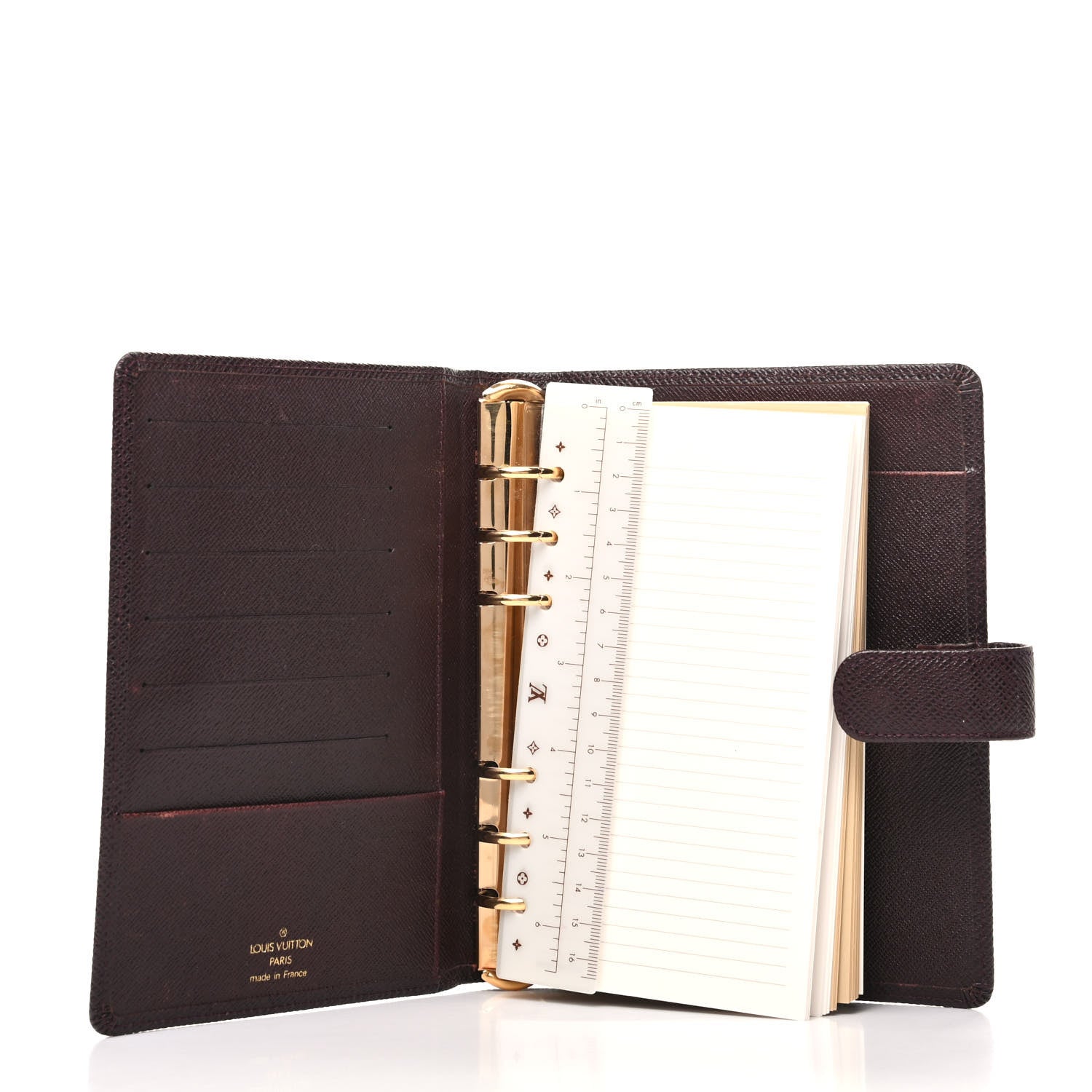 Louis Vuitton Taiga Medium Ring Agenda Cover Acajou 5 of 8