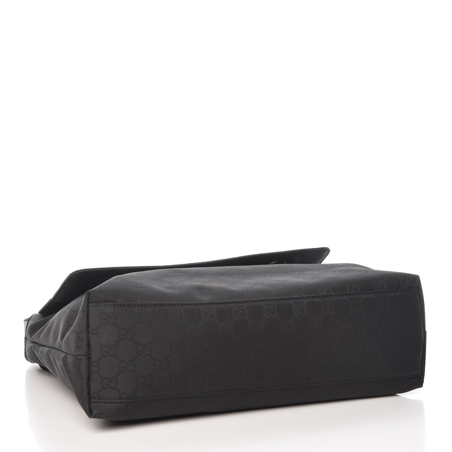 Nylon Monogram Messenger Bag Black