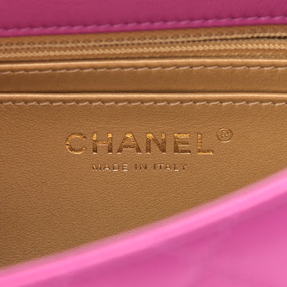 Chanel Lambskin Quilted Mini Pearl Crush Flap Purple 6 of 10