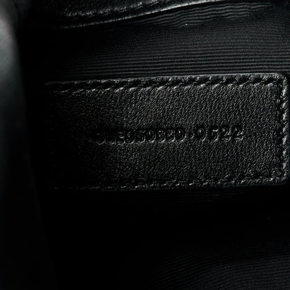 Saint Laurent Lambskin Monogram Loulou Puffer Pouch Clutch Black 7 of 8