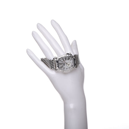 Fendi Stainless Steel Diamond Mother of Pearl 34mm Selleria Tonneau Quartz Watch 2 of 9
