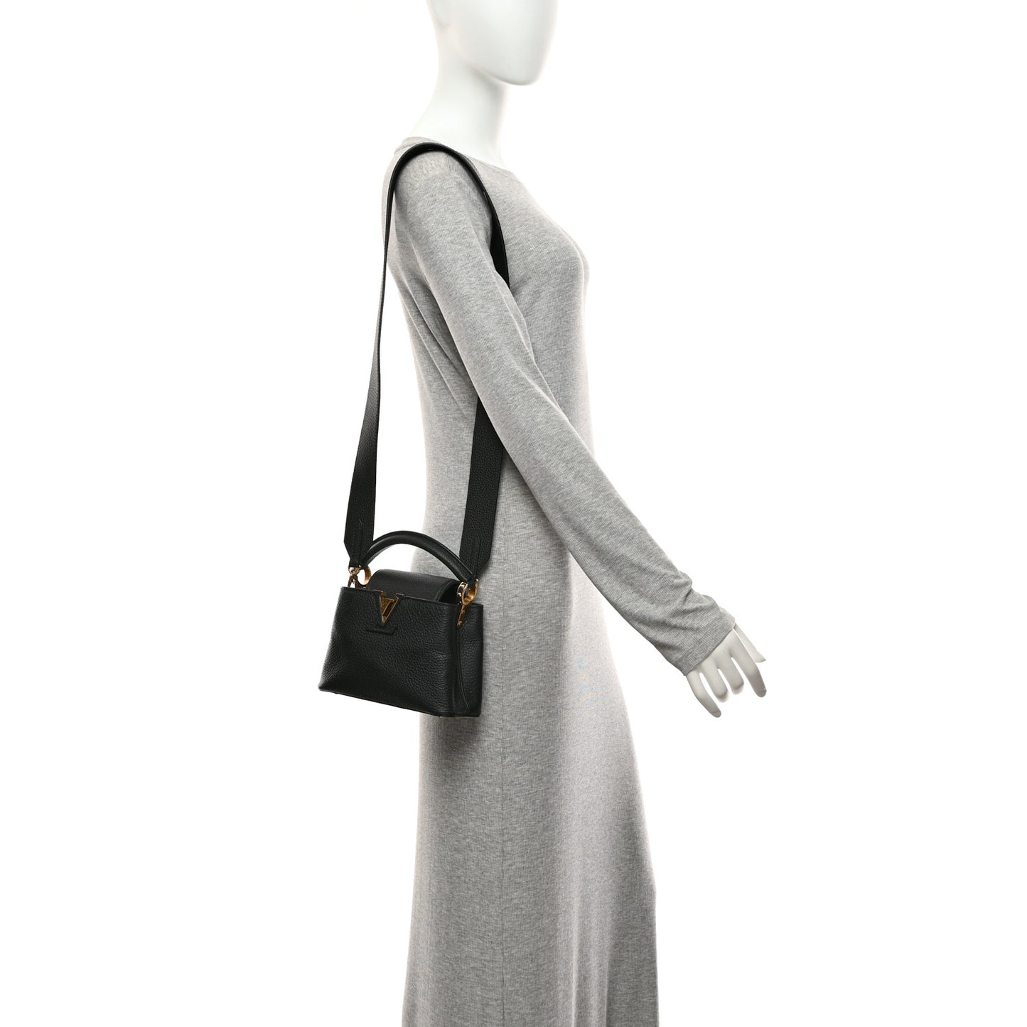 Taurillon Mini Capucines Black