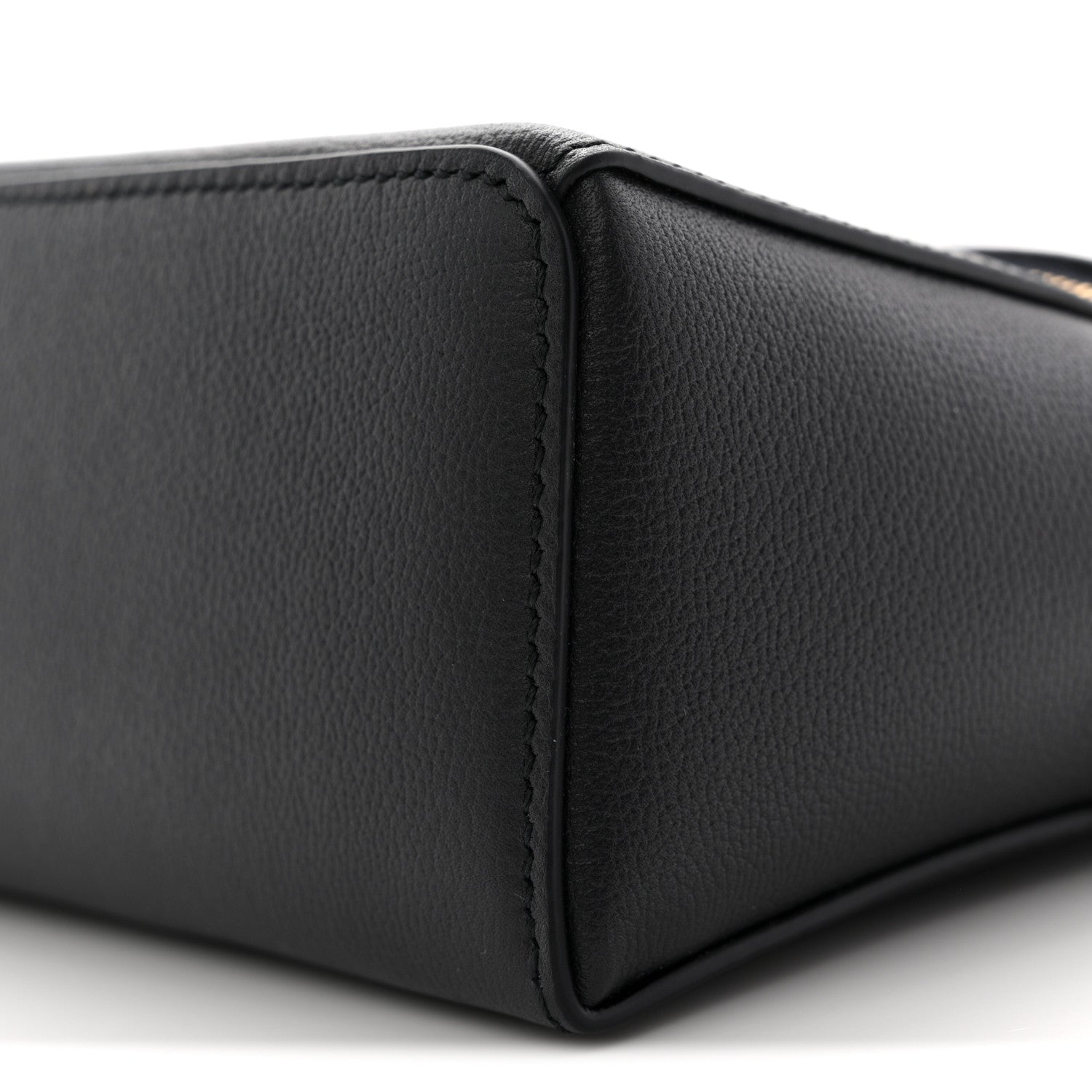 Loro Piana Grained Calfskin L23 Extra Bag  Blue Navy Sun Gold 10 of 11